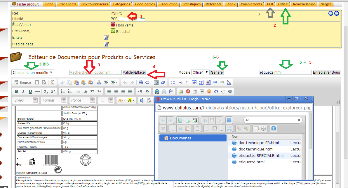 Office DoliPlus éditeur de courrier dans votre crm erp avec logiciel de reconnaissance vocale