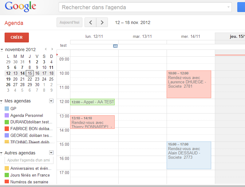 Logiciel de planning et gestion de planning