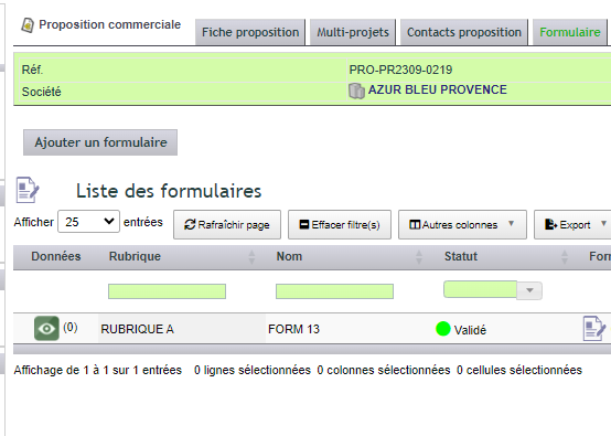 Formulaires - Saisies et de collecte de données sur le terrain - Dolibarr & Doliplus