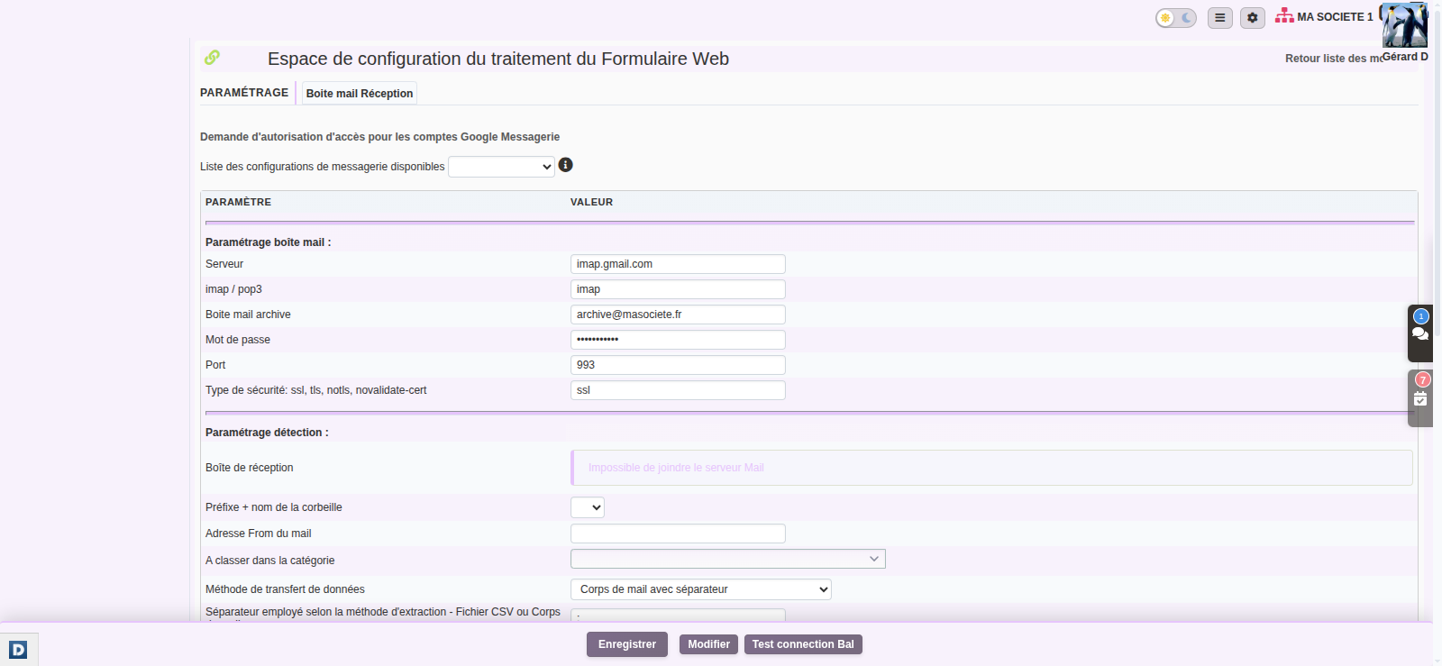 acquisition de nouveaux prospects : configuration du module Linkweb dans DoliPlus