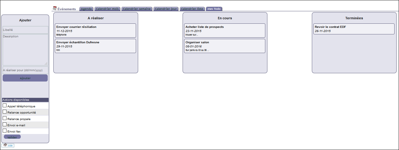 Logiciel de gestion de tâches